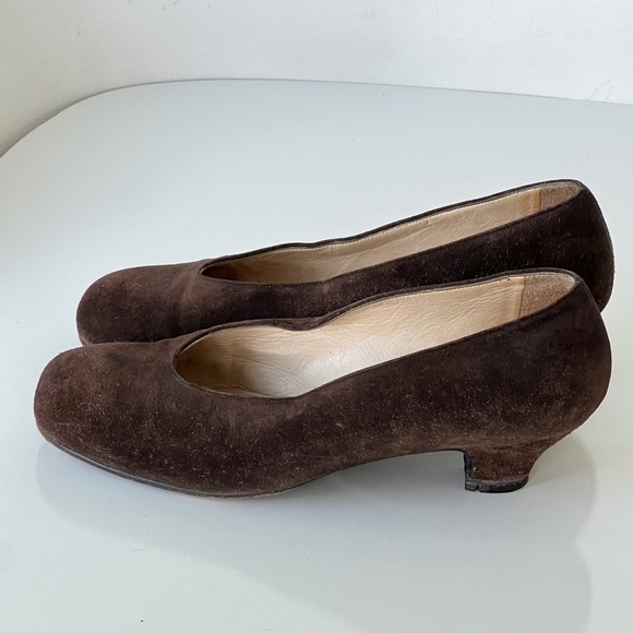 Tokio Kumagaï Paris Brown Suede Pumps Heels Size 36.5 - Picture 2 of 10